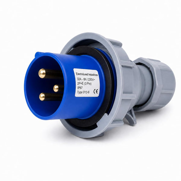 32A 3-pin 230V IP67 cable plug