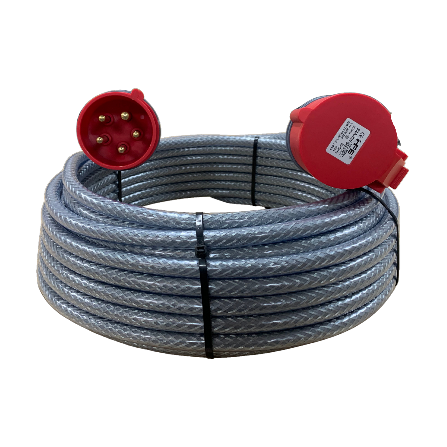 5 Metre 32A 5PIN 3 PHASE EXTENSION LEAD