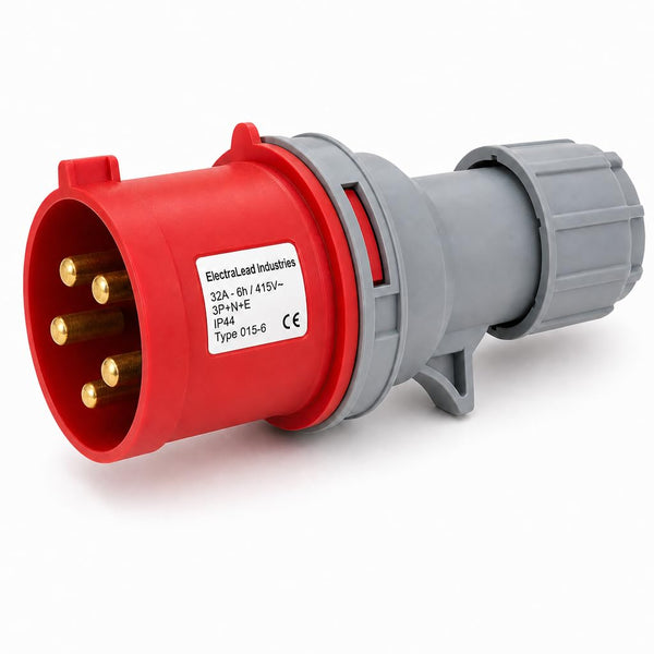 32A 5-pin 415V IP44 cable plug