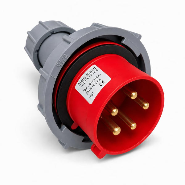 32A 5-pin 415V IP67 cable plug