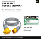 32A 110V 3-Pin 4mm² SY Braided Extension Lead 