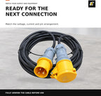 ElectraLead 16A 110V 3-Pin 2.5mm² H07RN-F Extension Lead 3 Metre